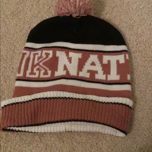 pink winter hat/ beanie
